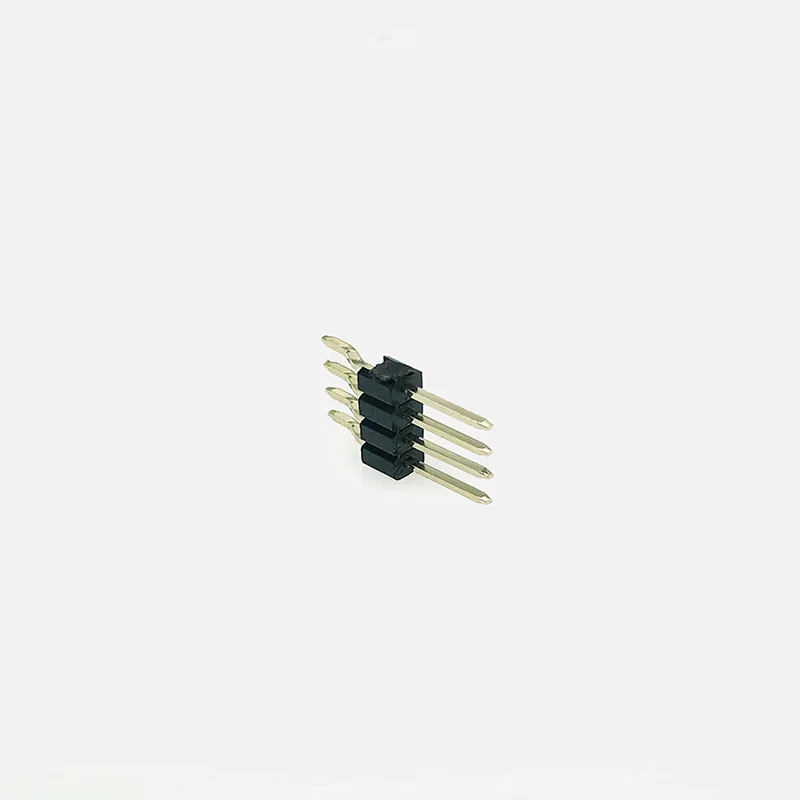 2.54-4P SMT connector  2.54 mm horizontal SMT single row male pin header PCB bergstrip side-insertion