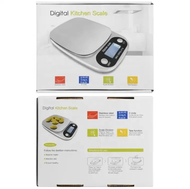 5kg/0.1g High Accuracy Factory Directly Selling Home Kitchen Public Kitchen Scales Food Weighing Scale Digital