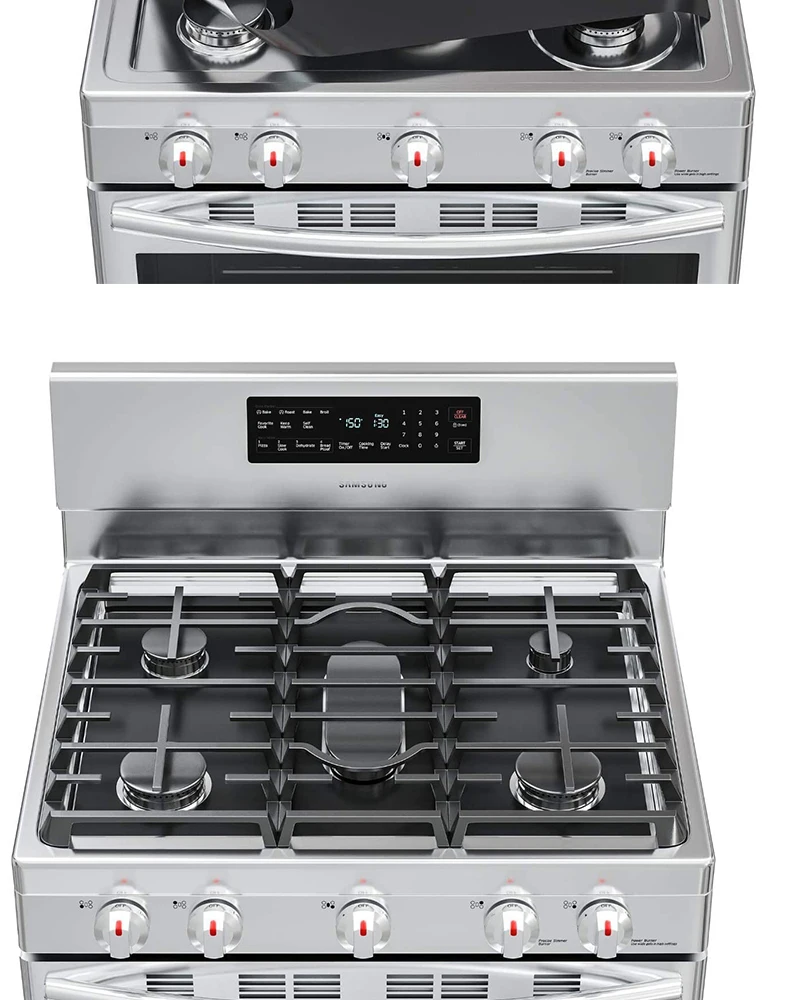 Stove Burner Covers Gas Range Protectors Fiberglass Liner Clean Mat