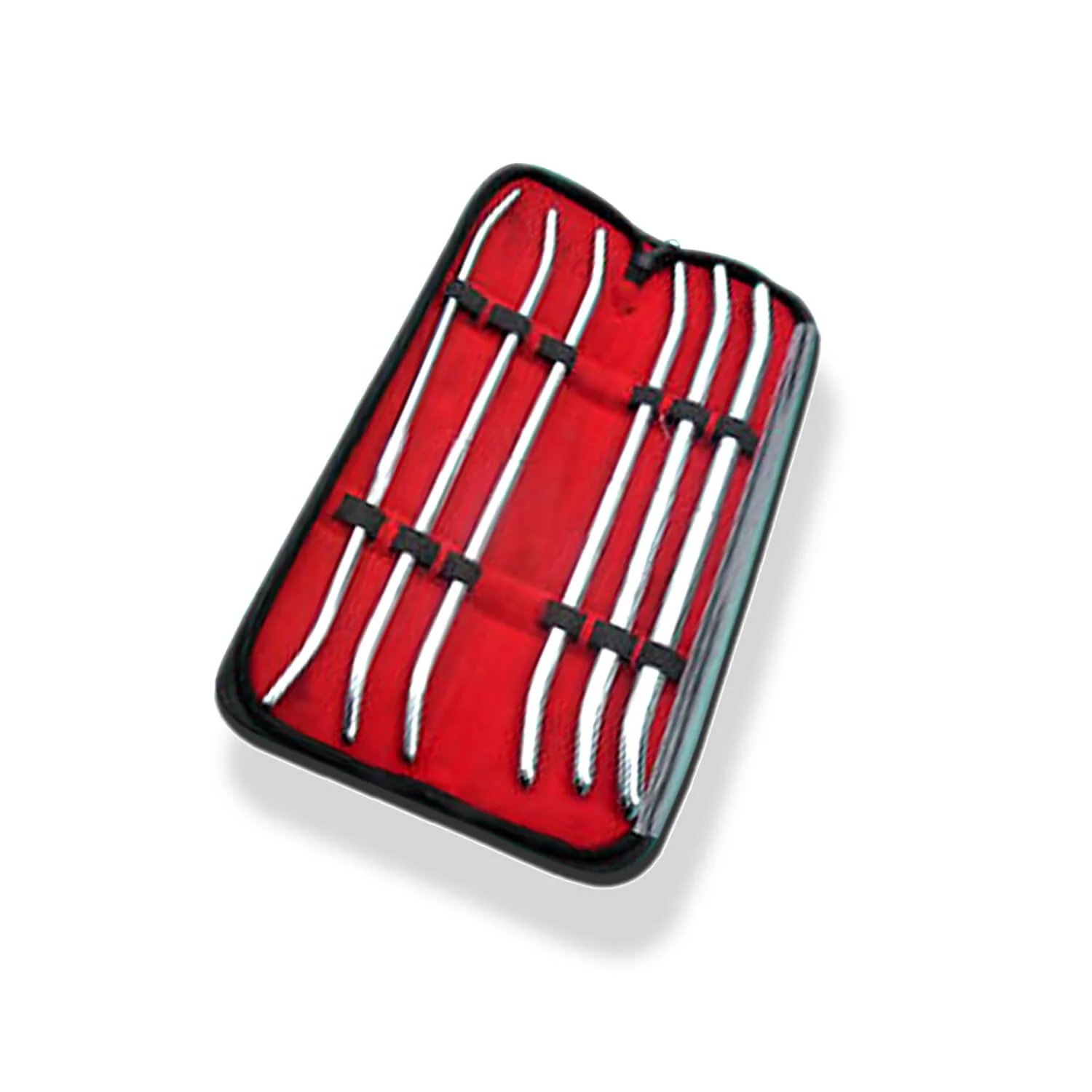 Double Ended Pratt Uterine Dilator Set of 6 Pcs Curved Professional Medical Devices Obstetrics Gynecology & Birth Control