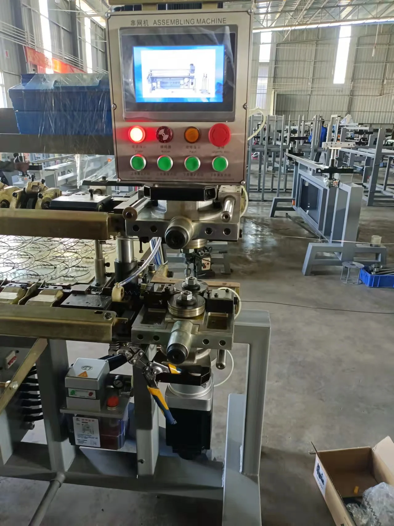 NOBO-ZC-4 Automatic Bonnell Spring Assembling/Assembler/Spring Unit Making Machine