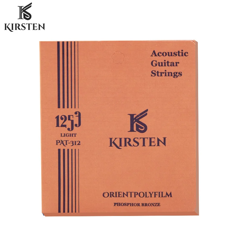 Акустическая гитарная струна с покрытием Kirsten P311/312 нано-пленочная оптовая