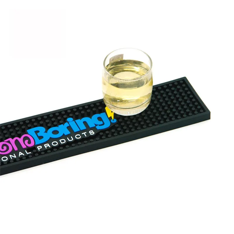 Commercial Custom Soft PVC Rubber Bar Mat PVC Heavy Duty Antiskid Rubber Mat for Stations