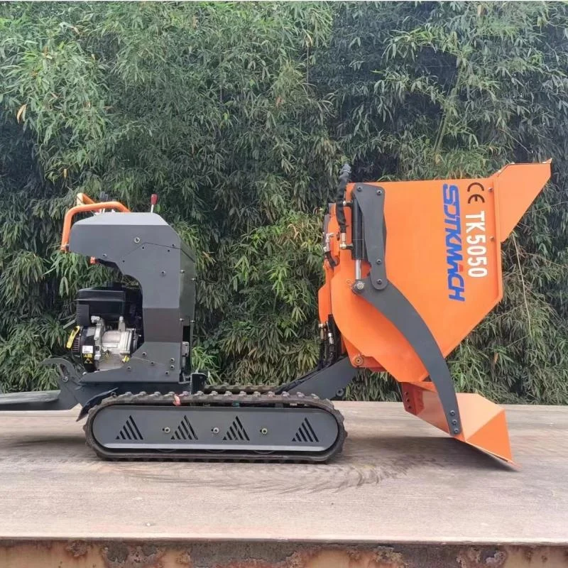 TK500 Crawler Buggies Concrete Equipment /Earth-moving Track Buggy / Mini Dumper for Sale