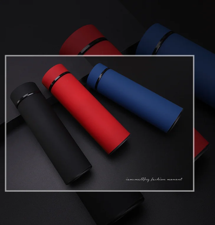 In Stock Custom 500ml Double Wall Stainless Steel Water Bottle Vacuum Thermos With Tea Infuser For Business