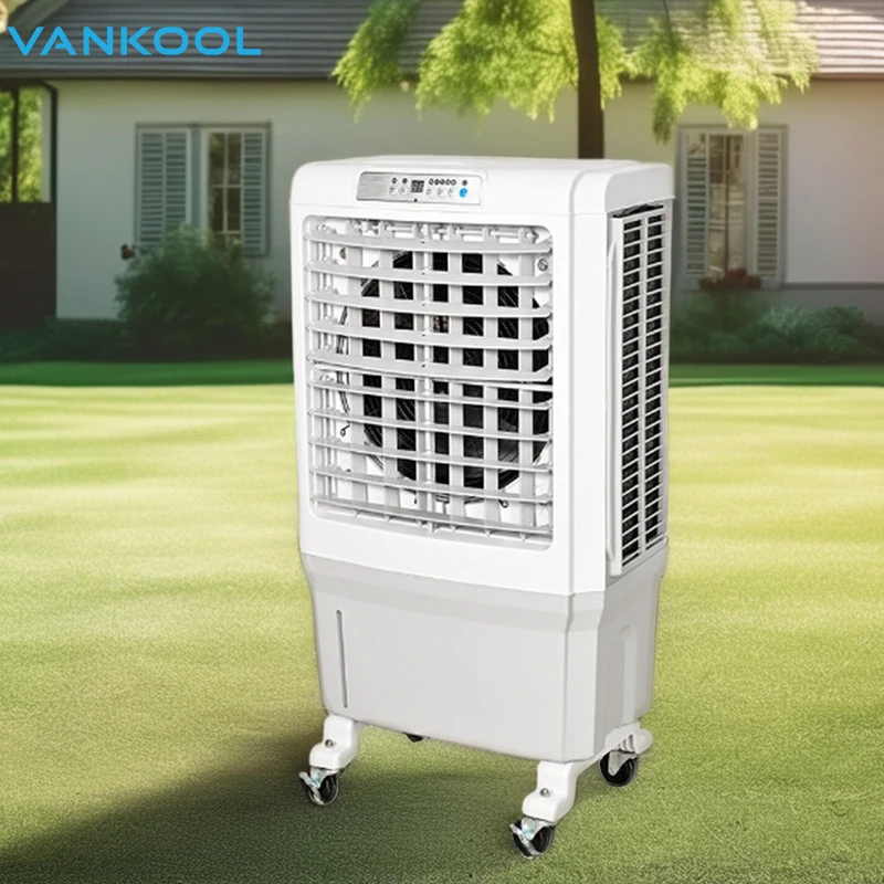 Лидер продаж Портативный испарительный воздушный охладитель недорогой портативный для пустыни удаленный вентилятор