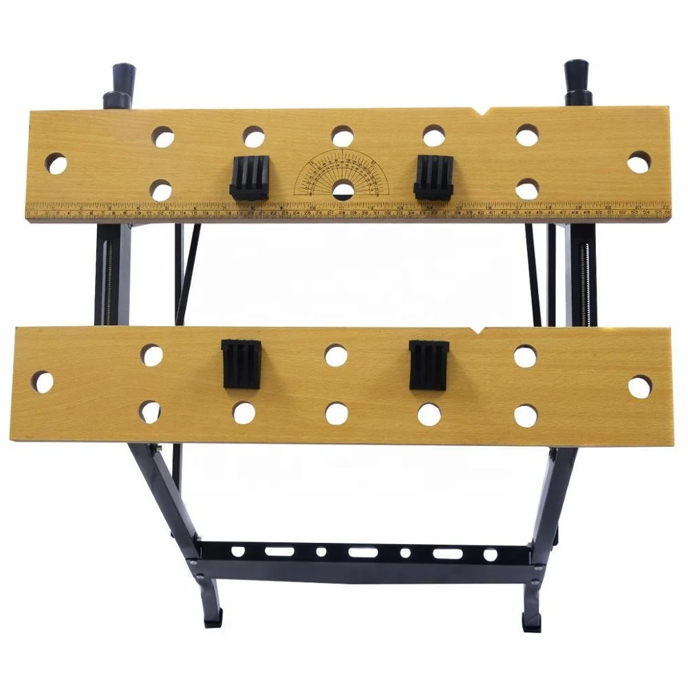 fold wooden steel work bench MAX 100kgs