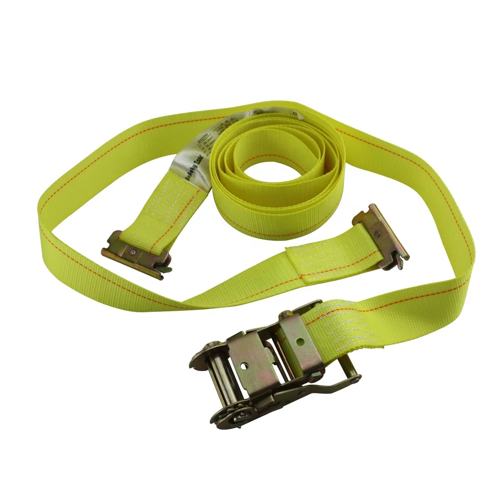 JiuLong   2 Inch 2T Ratchet Tie Down  Ratchet With Spring E Clip For Cargo Control