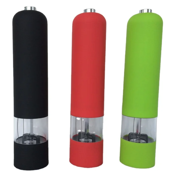 Battery operated Good Quality hot sale mechanism colour salt grinder pepper mill