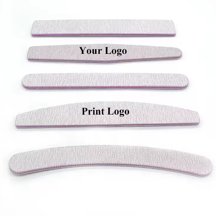 Best Selling custom logo nail files 100/180 high quality disposable nail file korea nail file