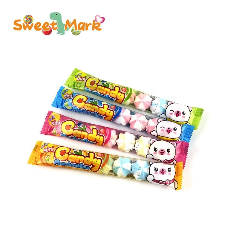 Marshmallow Candy Strawberry flavor filling halal Marshmallow