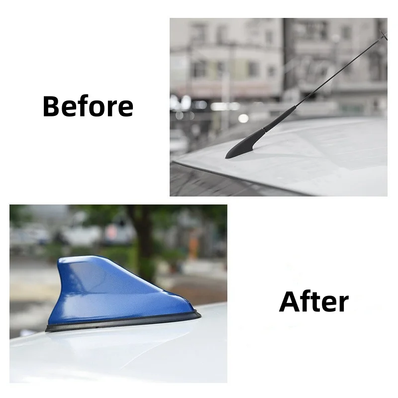 Universal Car Shark Fin Antenna FM Radio Signal Car Styling Radio Signal Antenna Car Radio Aerials