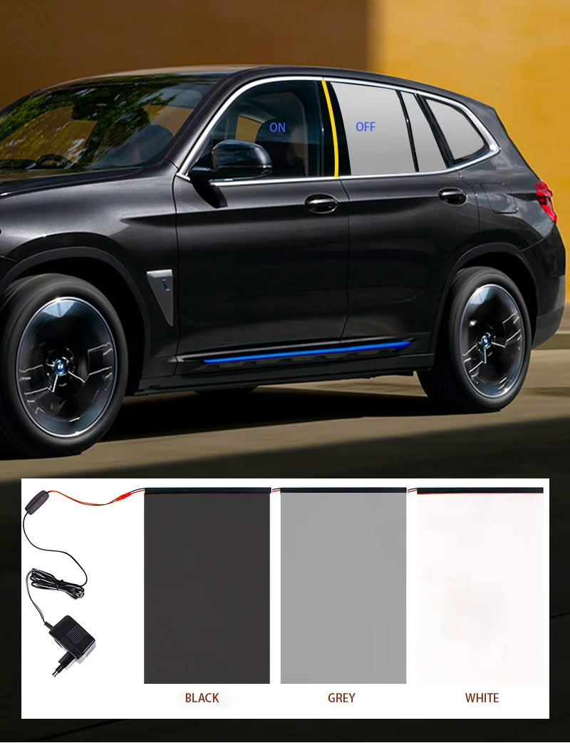 High Quality Customize Pdlc Black Smart Privacy Film Protect Safety Electron Window Film For Car Window Tint