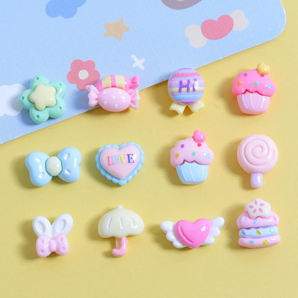 2024 New Kawaii Dream Home Dessert Series Flat Back Charm Decorative Resin Accessories DIY resin craft for theme park