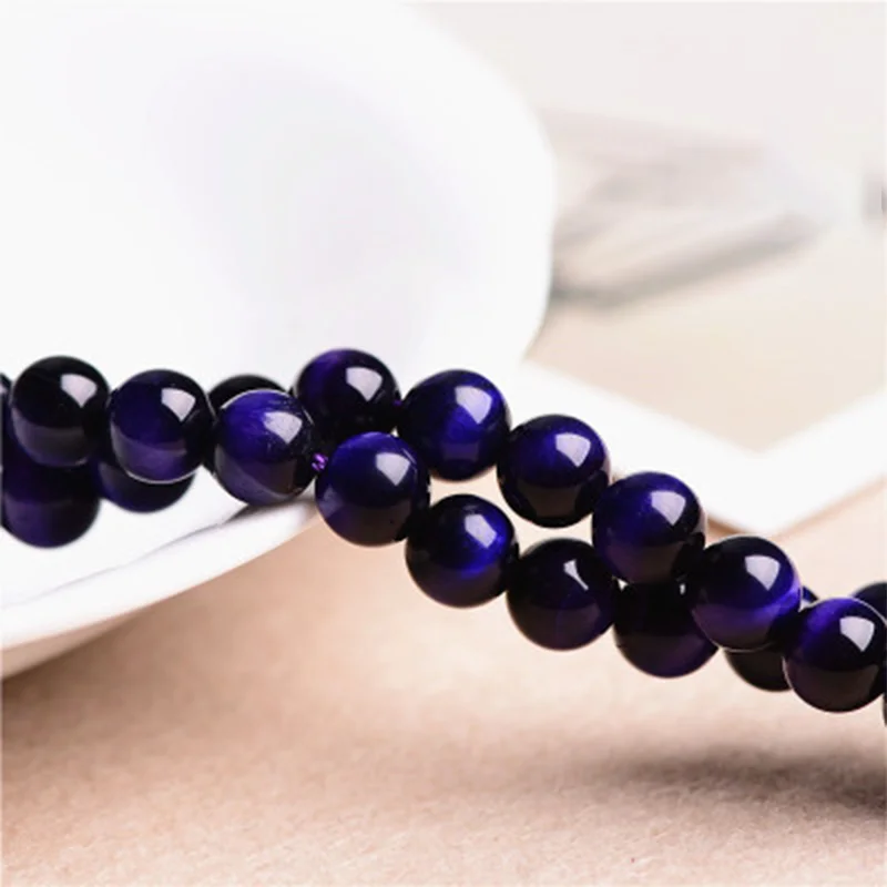 
Tiger eyes 4/6/8/10/12/14 mm natural round blue sand stone loose beads gemstone bead crystal metal bead 