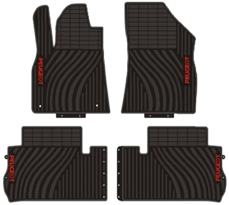 Specially designed rubber foot pads for automobiles Customized logo PVC flooring for business style car foot pads
