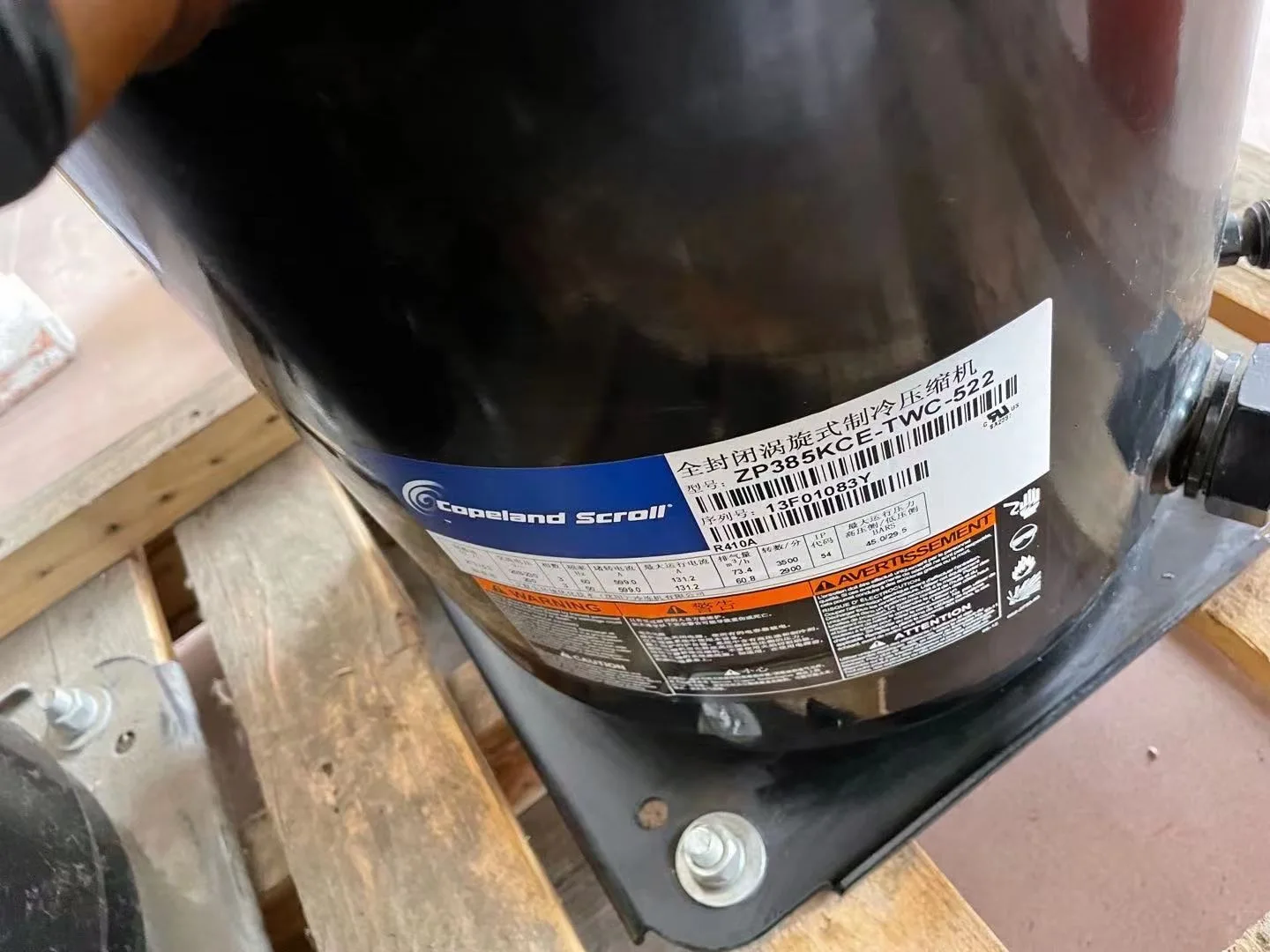 32 hp scroll compressor ZP385KCE-TWD-522 ZP385  ZP485KCE-TWD-522 ZP485