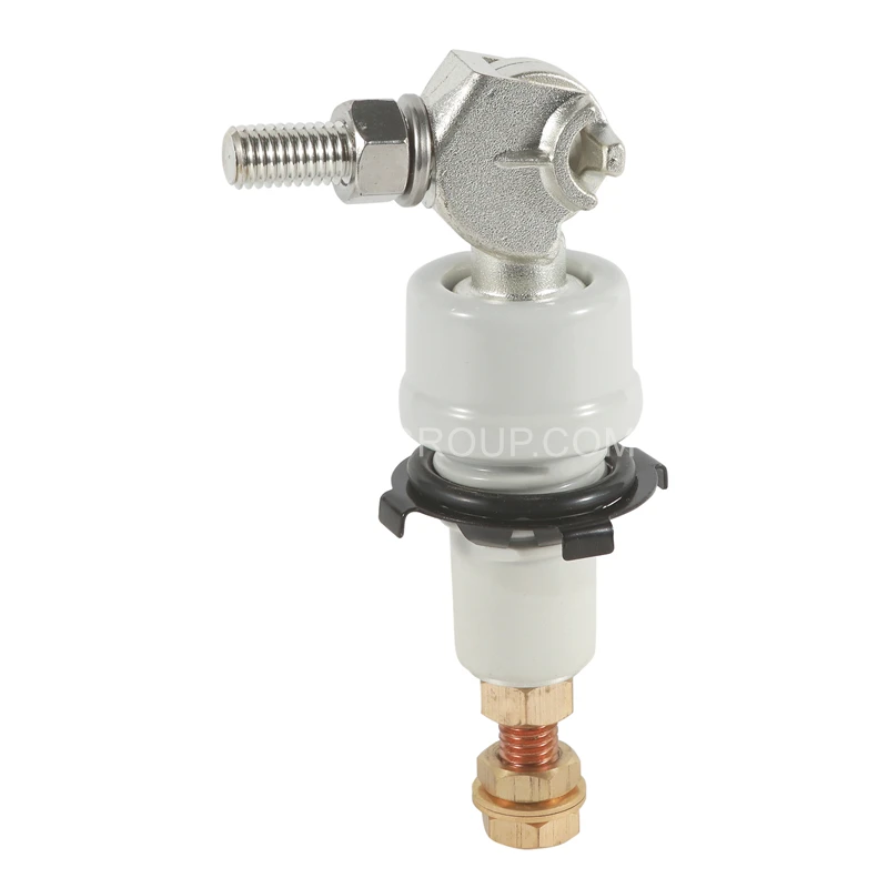 15KV 130A 95KV BIL eyebolt ANSI standard porcelain bushing