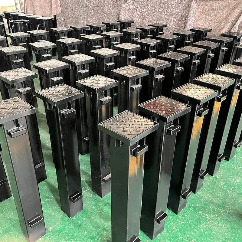 High Security Static Bollards Lift Assisted Telescopic Bollard Garage Anti-Theft Locking Bollards