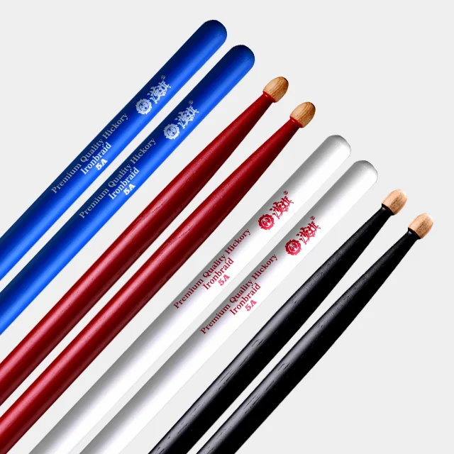 Custom Painted HUN  Chip Proof Coating Drumsticks 5A