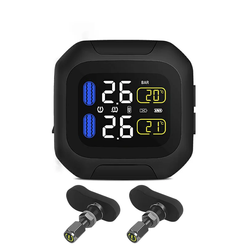 Tire pressure monitoring car tire pressure monitor tpms built-in portable high-definition color screen digital display tire pres