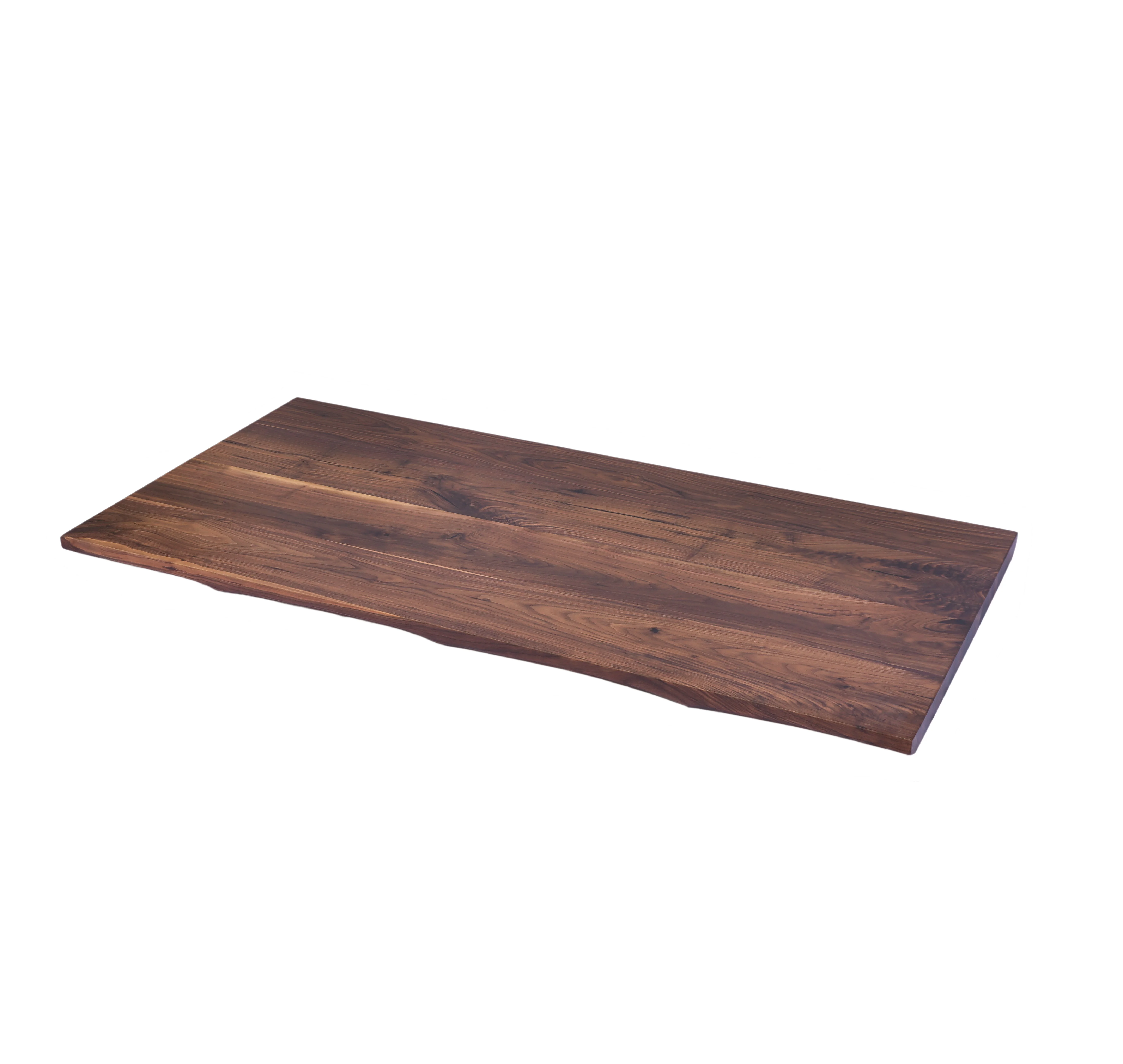 Black walnut solid wood edge glued dining table top counter tabletop work top
