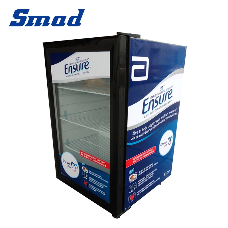 
Mini Counter Top Display Beverage Cooler Glass Door Mini Beer Fridge 