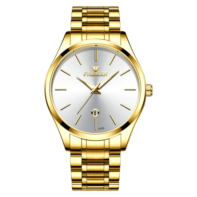 original quartz watch gold from factory oem for men and women customized loge service
