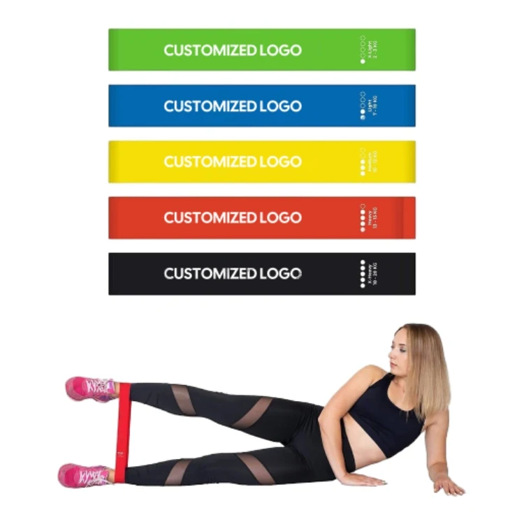 Factory Wholesale Home Fitness Stretching Strength Training Mini Resistance Loop Exercise Band