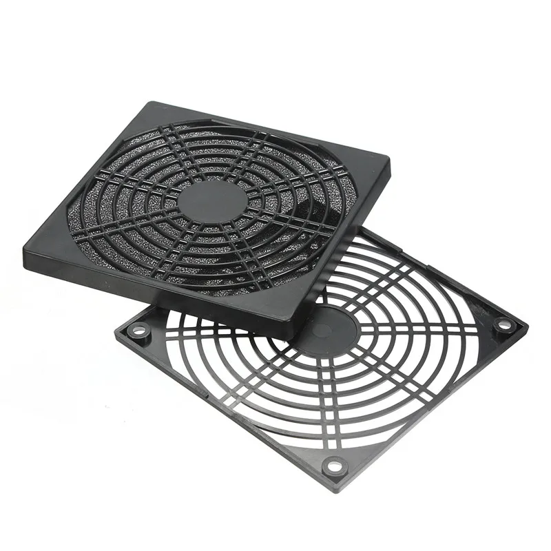 60-200mm plastic fan guard, 80mm 120mm axial fan cover, 150mm 170mm cooling fan dust filter