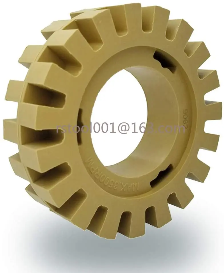 4 inch Rubber Eraser Wheel for Decal Pinstripe Double Sided Adhesive Vinyl Decal  Graphics Removal Tool