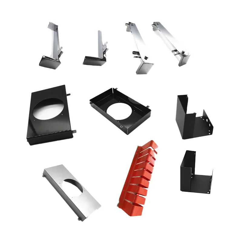 Cheap yet high-quality sheet metal custom work fabricated with powder coated steel parts from our workshop