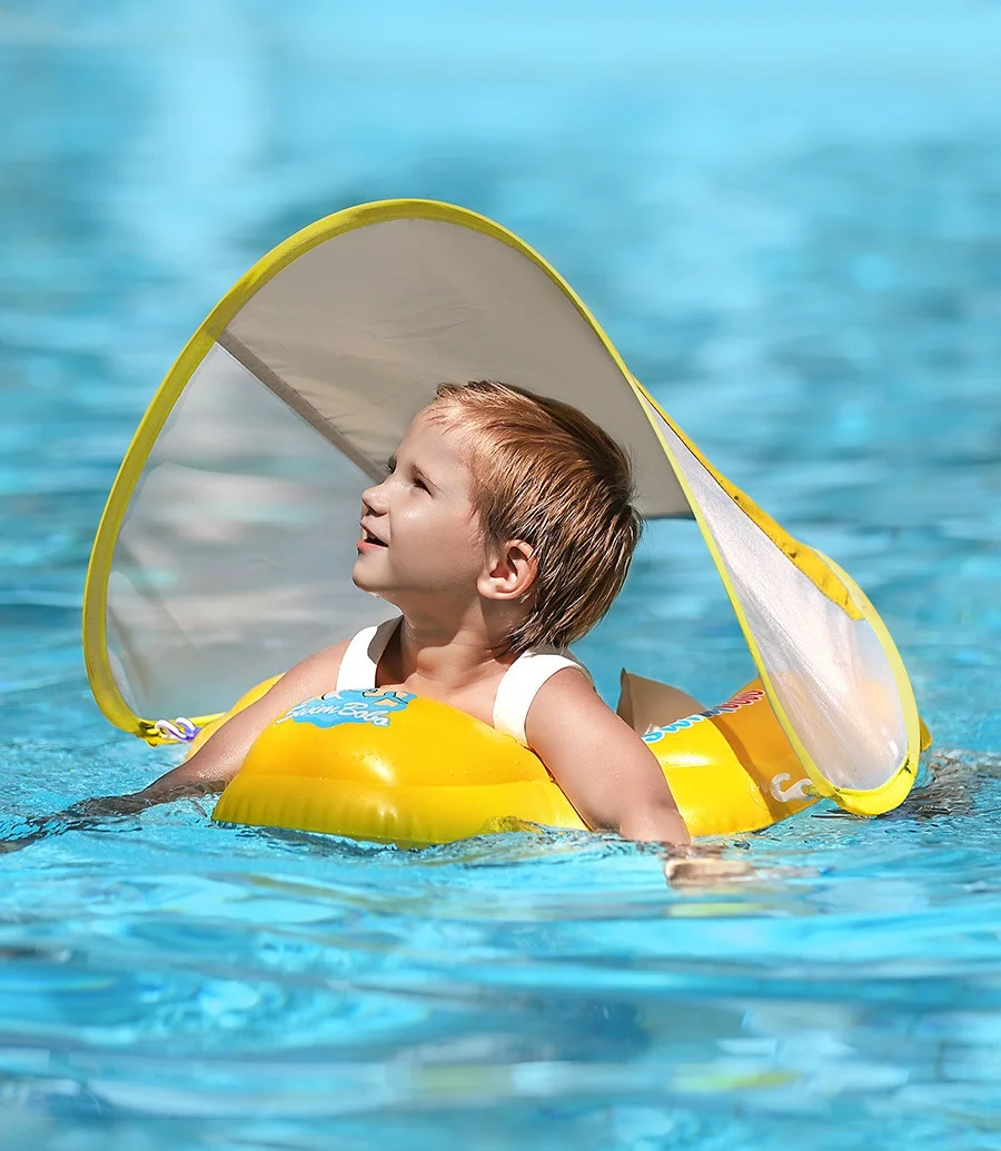 Free Swimming Baby Inflatable Baby Swim Float Children Waist Ring Inflatable Pool Floats Toys Swimming Pool