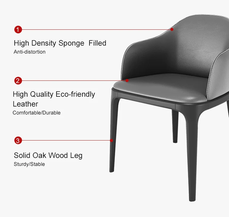 New Rotary Household Round Tempered Glass Dining Table Set with Leather Chair Glass Top Solid Ash Wood Base Turntable Factory