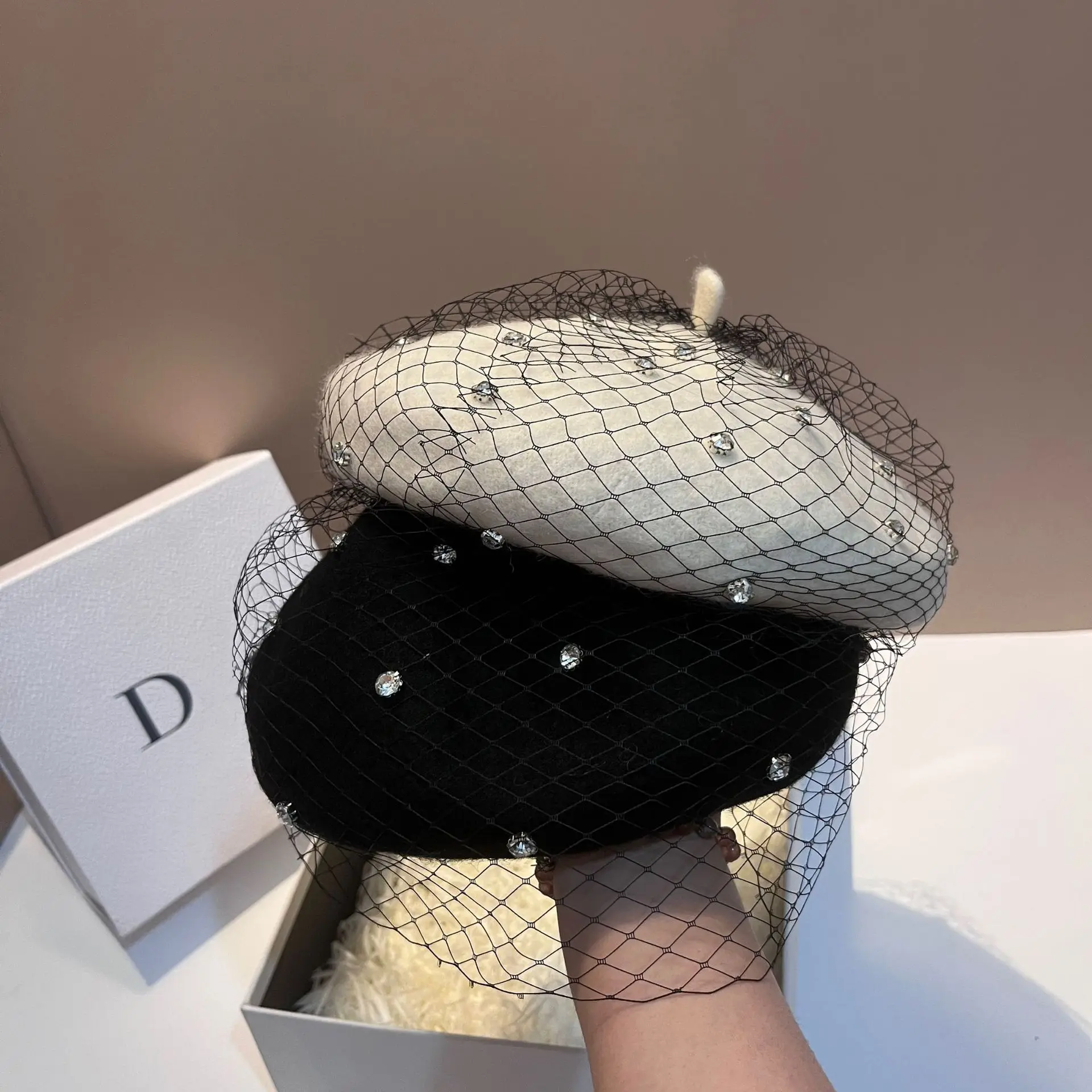 Beret Hat For Lady French Artist Outdoor Retro Luxury Design INS Fashionable Custom Elegant Women Painting Caps