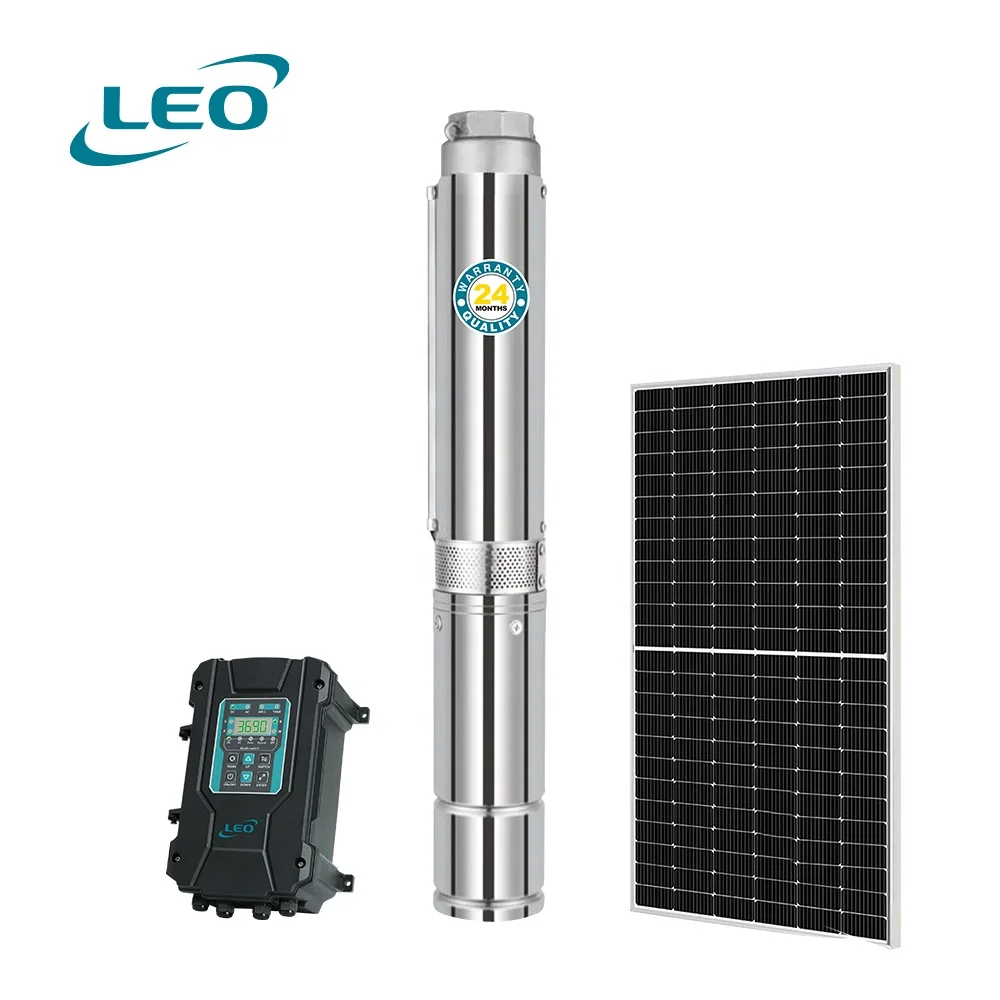 LEO Solar Submersible Borehole Pump System for Agriculture Irrigation