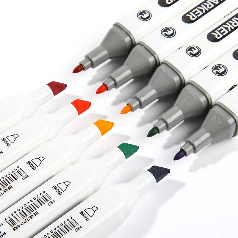 MOBEE P-1651 36colors touch twin marker painting students art ketch marker set colorful alcohol based factory twin marker