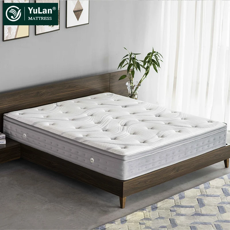 Dream Rest Spring Hybrid Mattress King Memory Foam Mattress Modern Style Natural Rubber Mattress