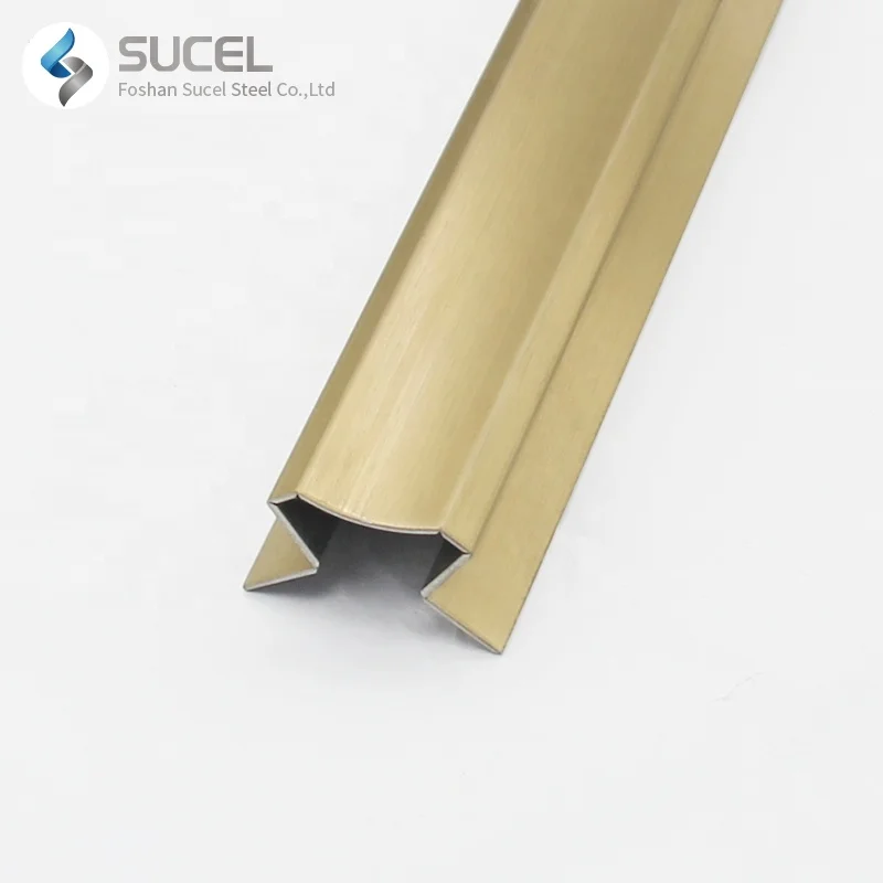 Molding Decor Skirting Protection Painter Stainless Steel Strip Wall Edge Tile Border Trim Line