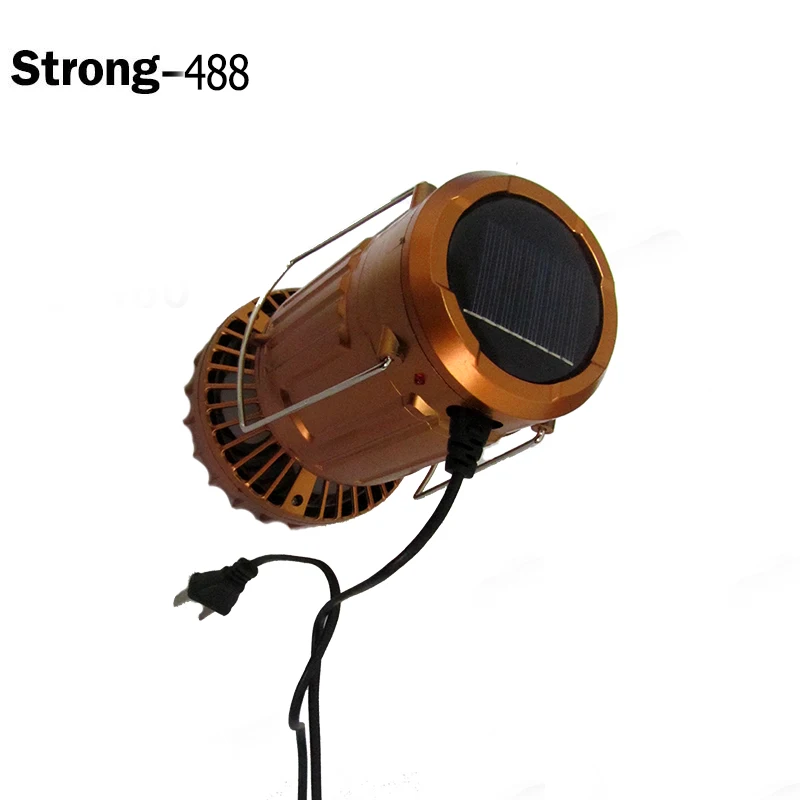 Multifunction outdoor lantern camping light folding tent lamp with fan
