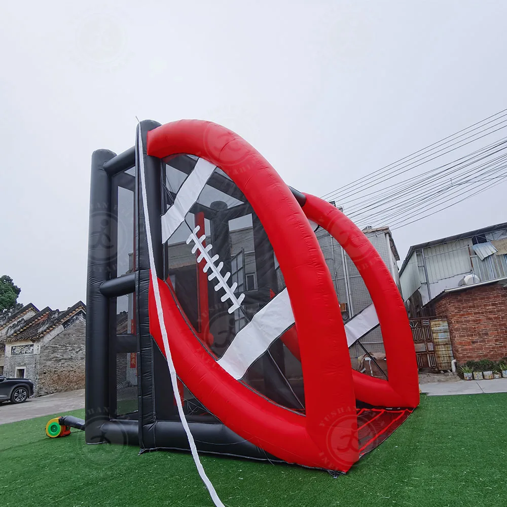 New Sale Interactive Amusement Park Games Interactive Challenge Games Football Inflatable Game Inflatable Football Goal Post