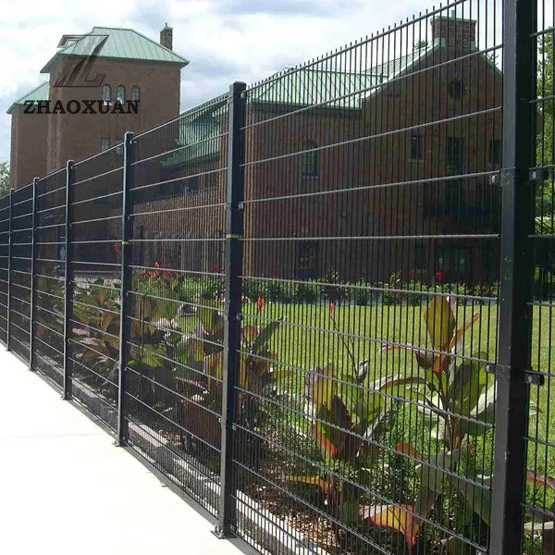 Factory Supply Galvanized Powder Coated 8/6/8 6/5/6 Double Rod Mat Fence Panels For Sale
