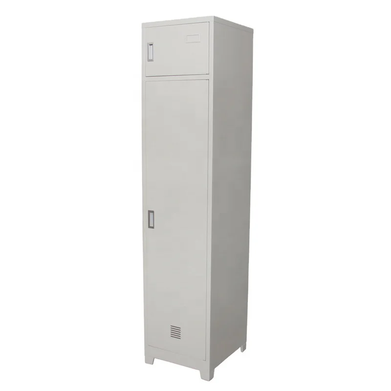 Vertical Line 2 Door Metal Locker with Locking Door 2 Door Clothing Steel Locker/Wardrobe
