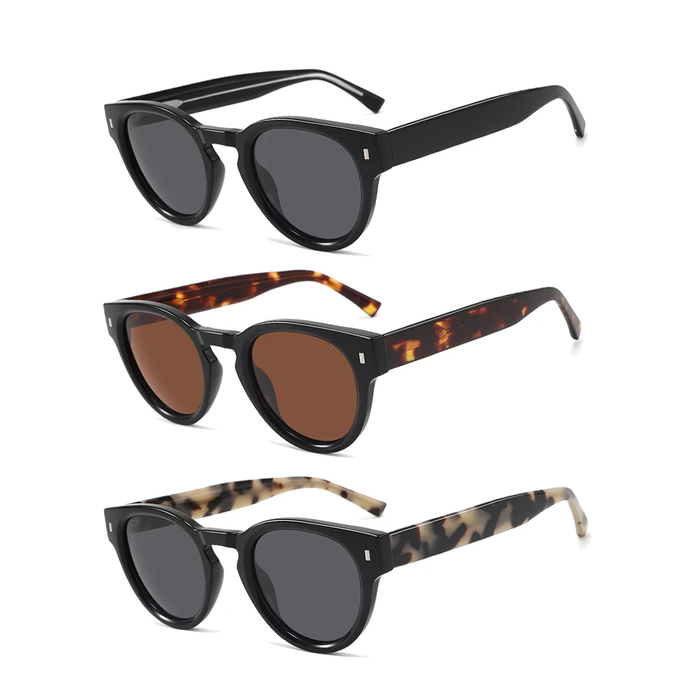 Polarized unisex acetate sunglass italy design women retro high quantity sunglasses