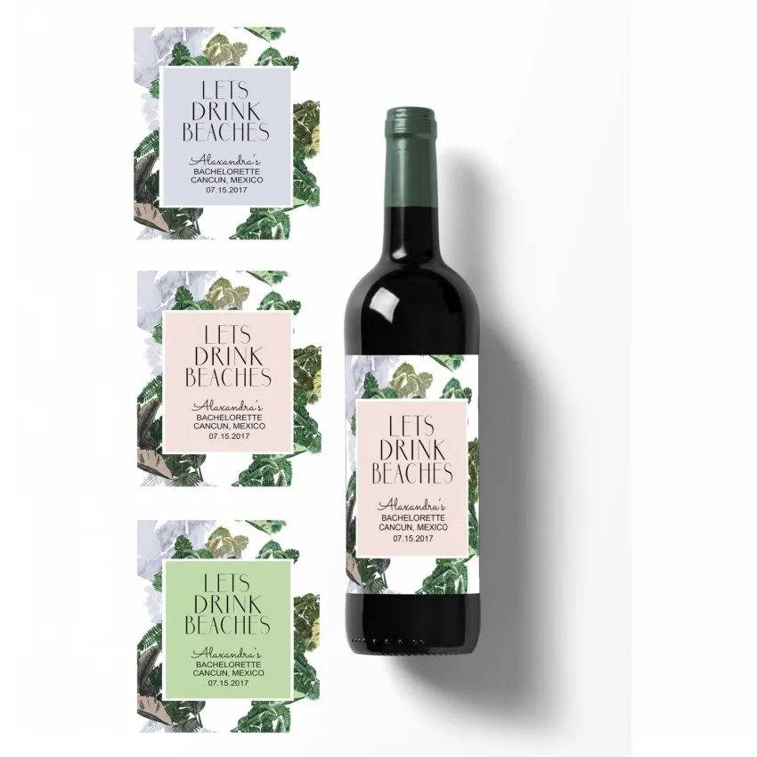 Stock Customize Latest Version Prometh Cough Syrup Bottle Label Sticker Waterproof PET Custom Sticker Kids Stickers Gift & Craft