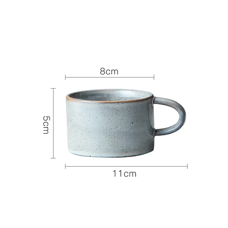 Японская керамическая кофейная чашка в стиле ретро, бокал для вина, чайная чашка, керамические чашки для воды, керамическая чашка для сакэ, чайная чашка, фарфоровые кружки для горячих и холодных напитков