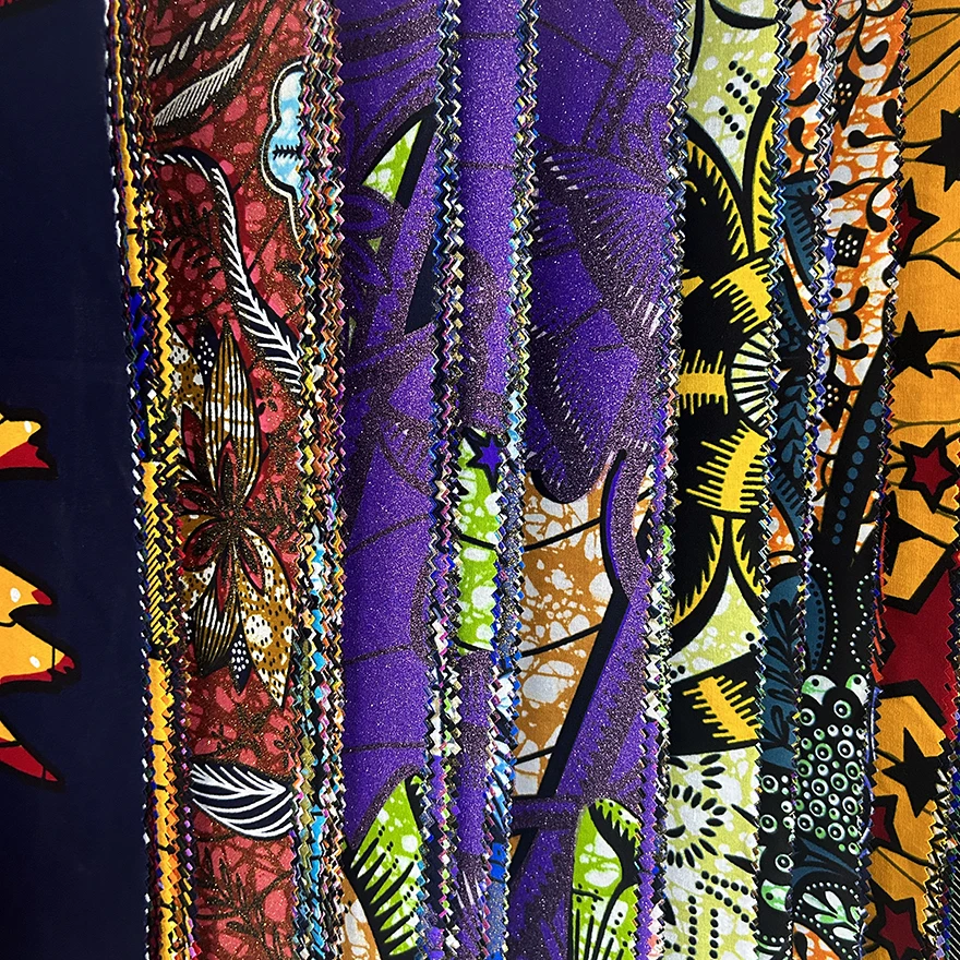Batik Super African Fabric 100% Cotton African Fabric Batik Latest Cotton Pagne Fabric Ankara African Batik 6 Yards Accessories
