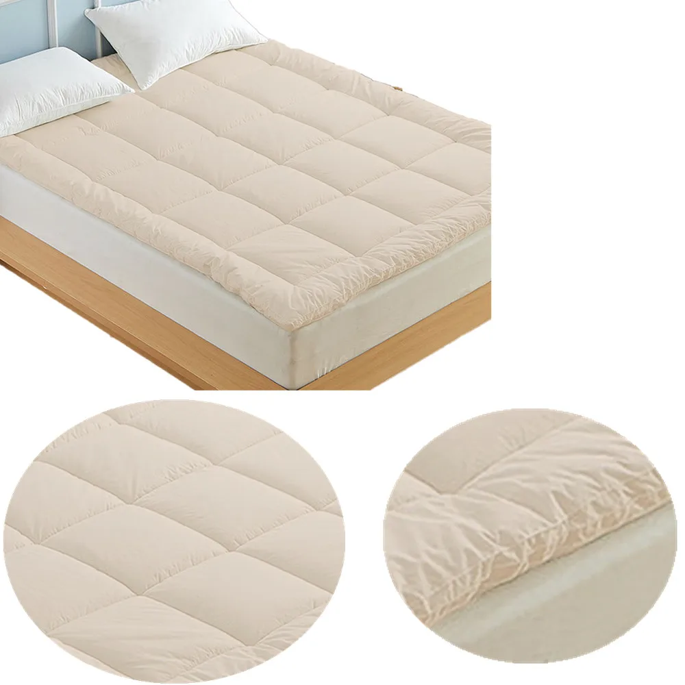
2.5 inch gel memory foam king size mattress topper 100 goose feather 