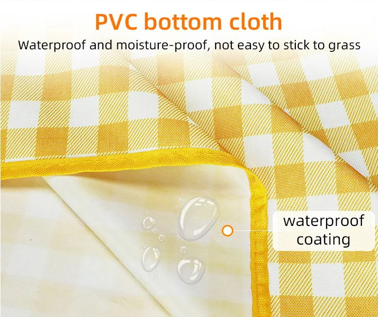 New 2023 fashionable light weight thick pink tourist compact trendy beach camping picnic blanket mat