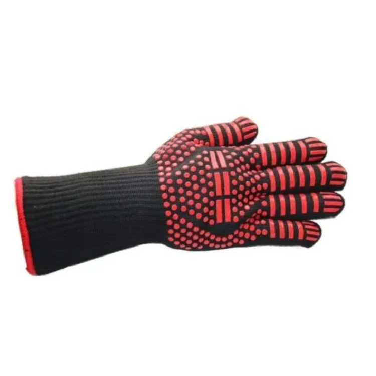 Aramid kitchen Oven mitt 932F Extreme Heat Resistant Grill cooking BBQ Glove